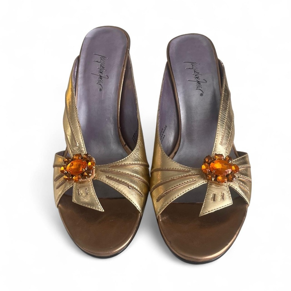 Elegant Gold Women's Sandals